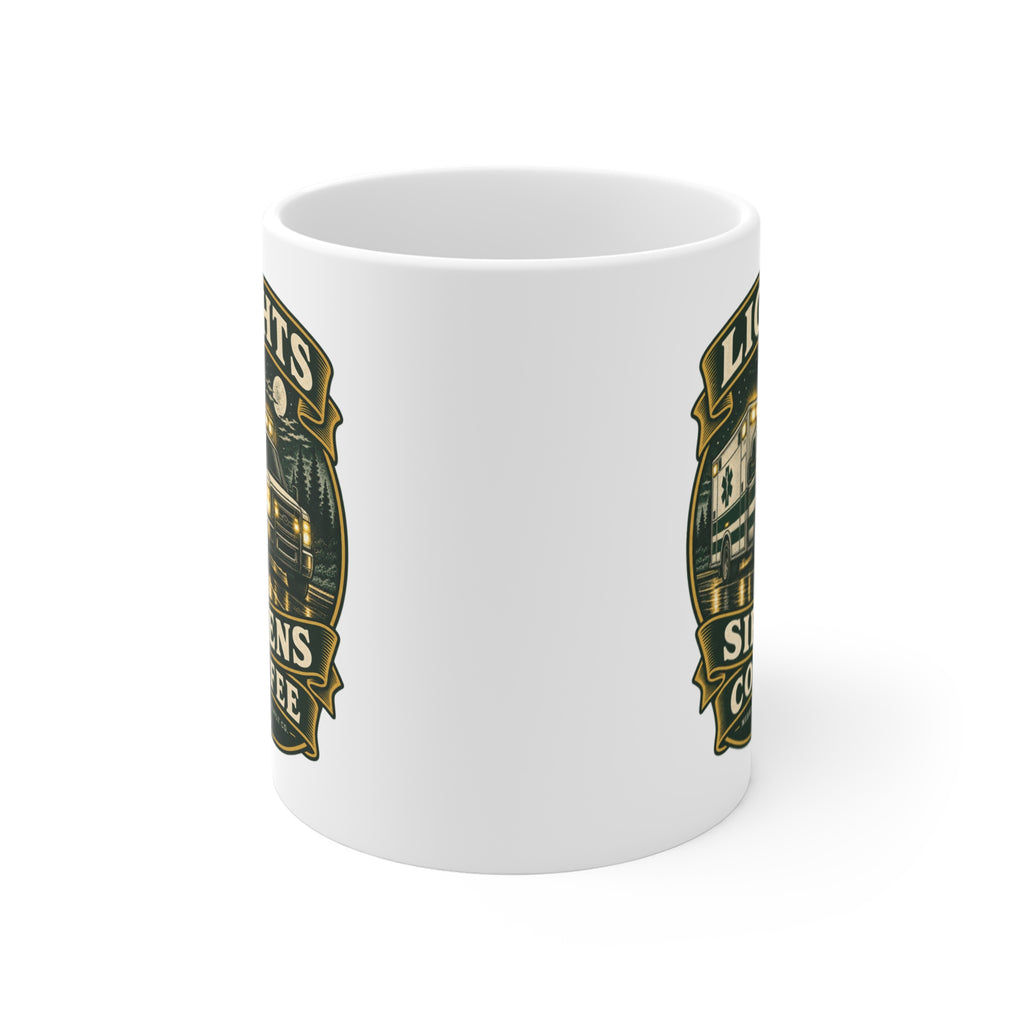 Lights Sirens Coffee Coffee Mug 11oz