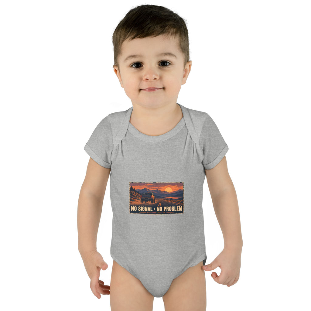 No Signal No Problem Baby Onesie