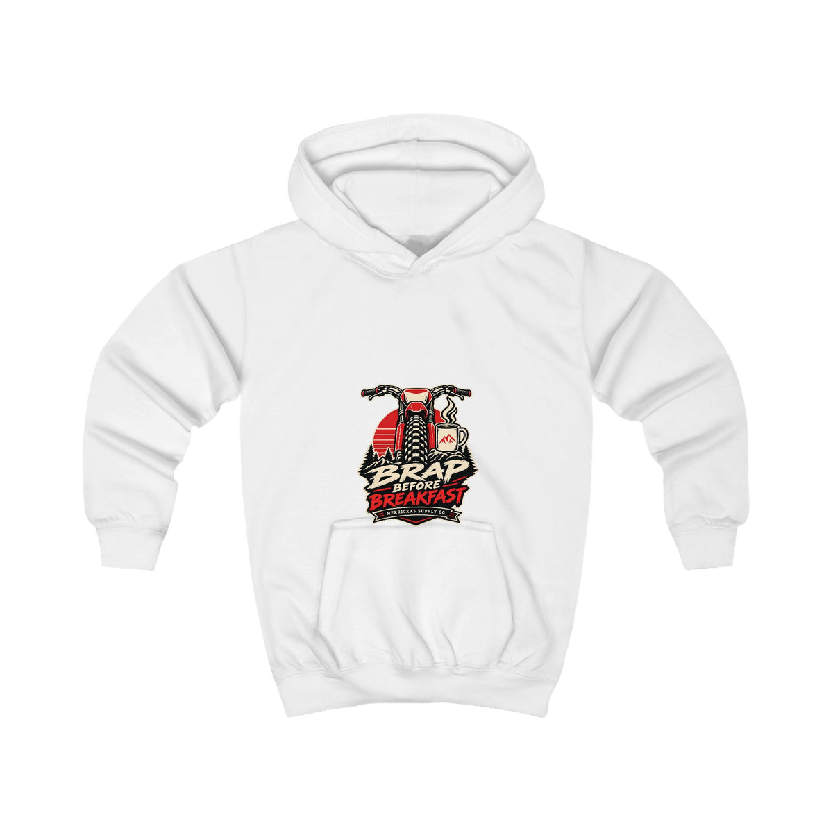 Brap Before Breakfast Kids' Hoodie