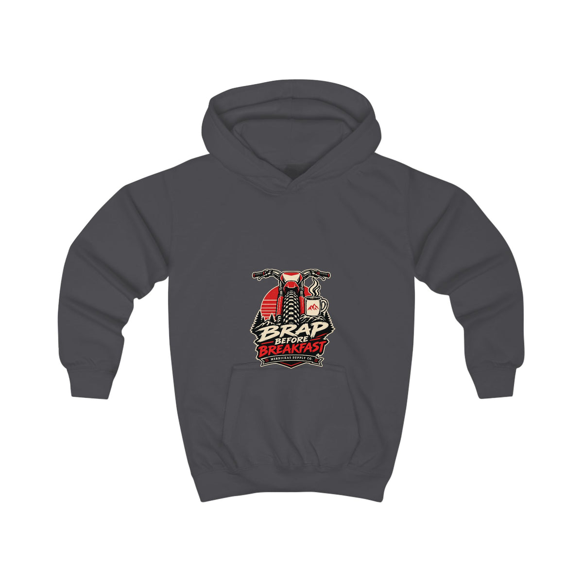 Brap Before Breakfast Kids' Hoodie