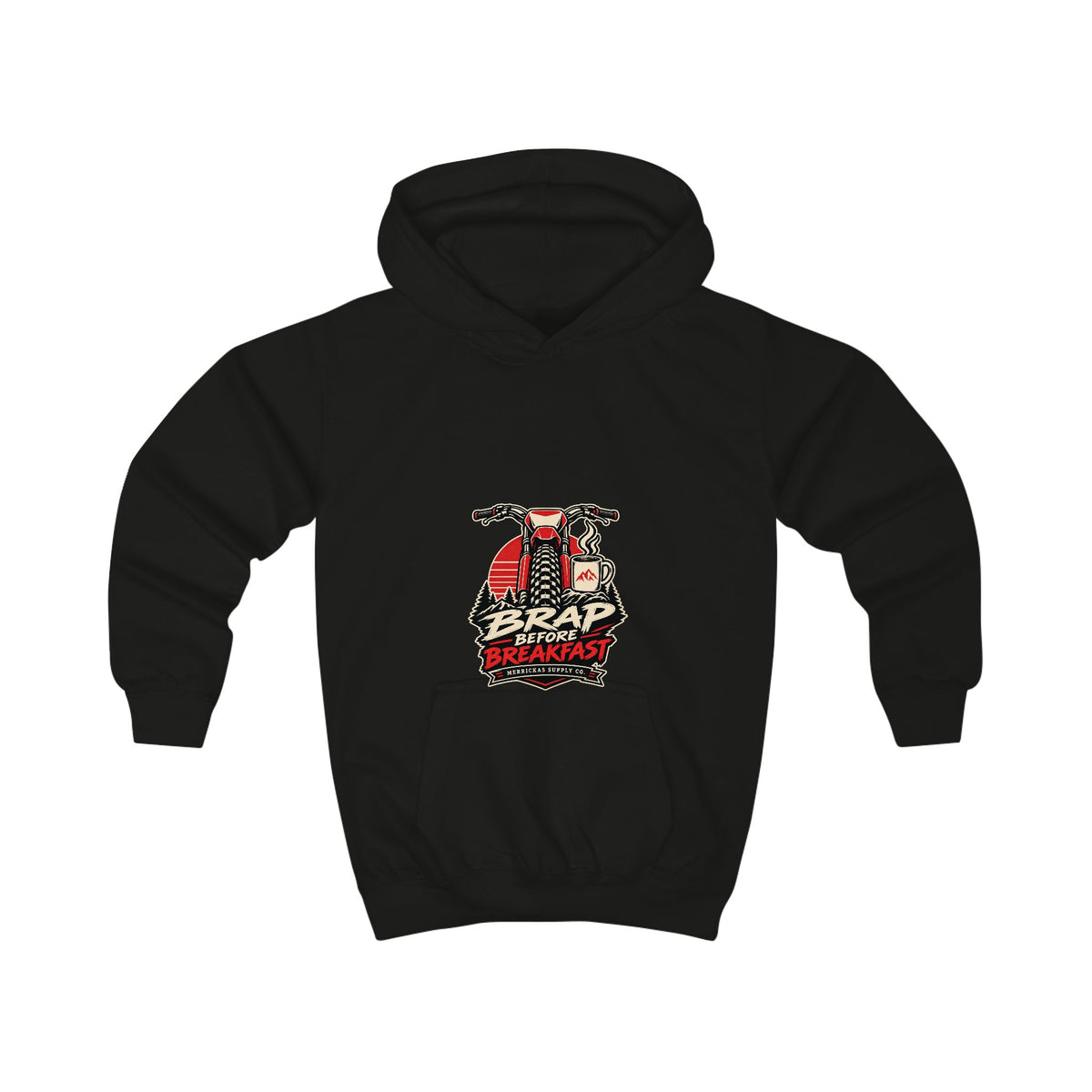 Brap Before Breakfast Kids' Hoodie