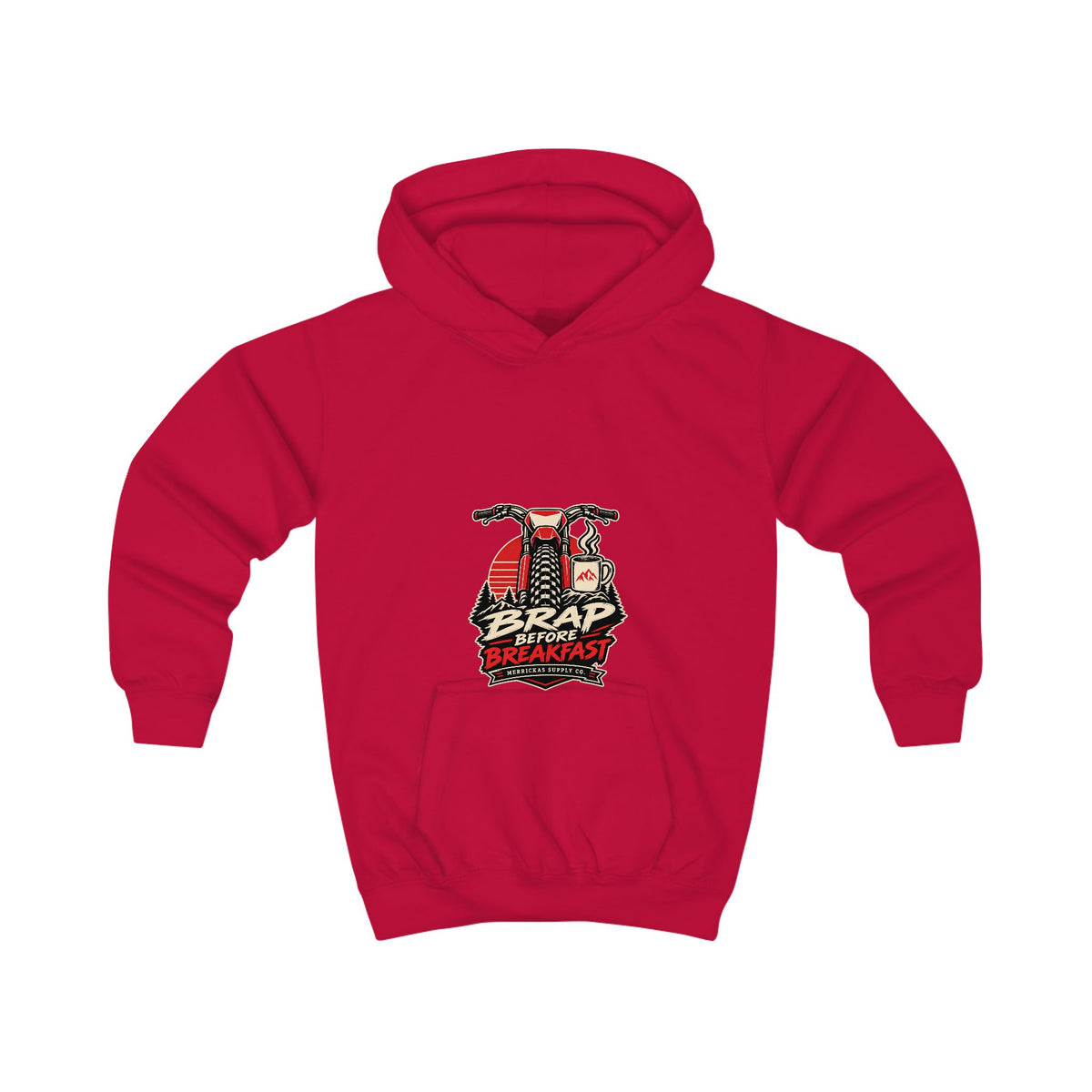 Brap Before Breakfast Kids' Hoodie