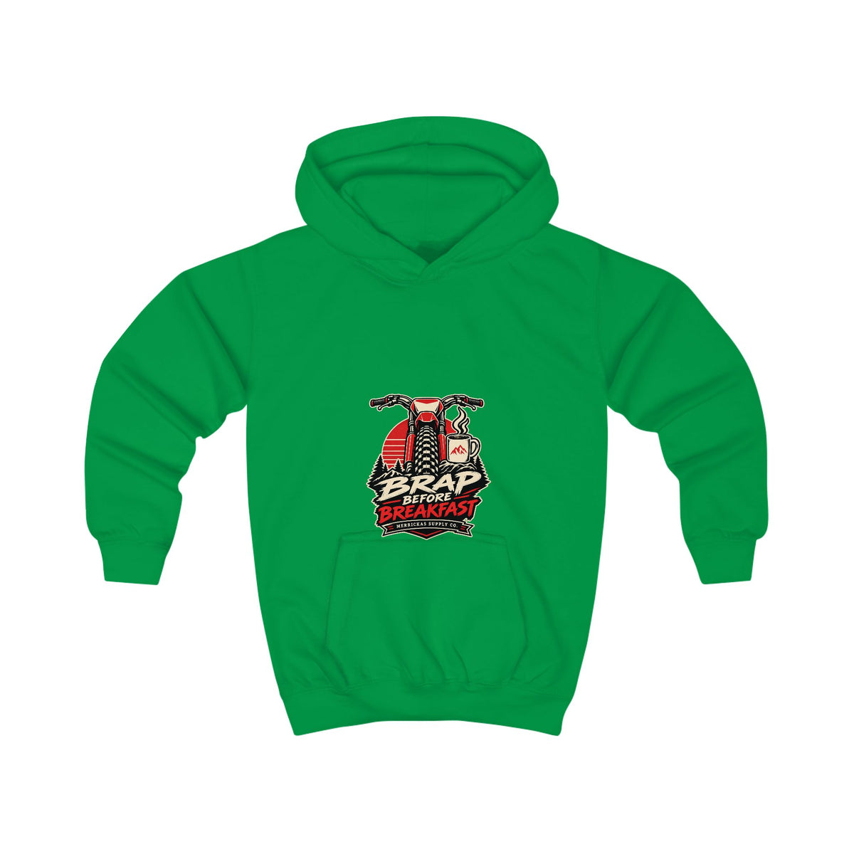 Brap Before Breakfast Kids' Hoodie