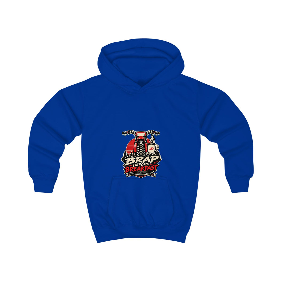 Brap Before Breakfast Kids' Hoodie