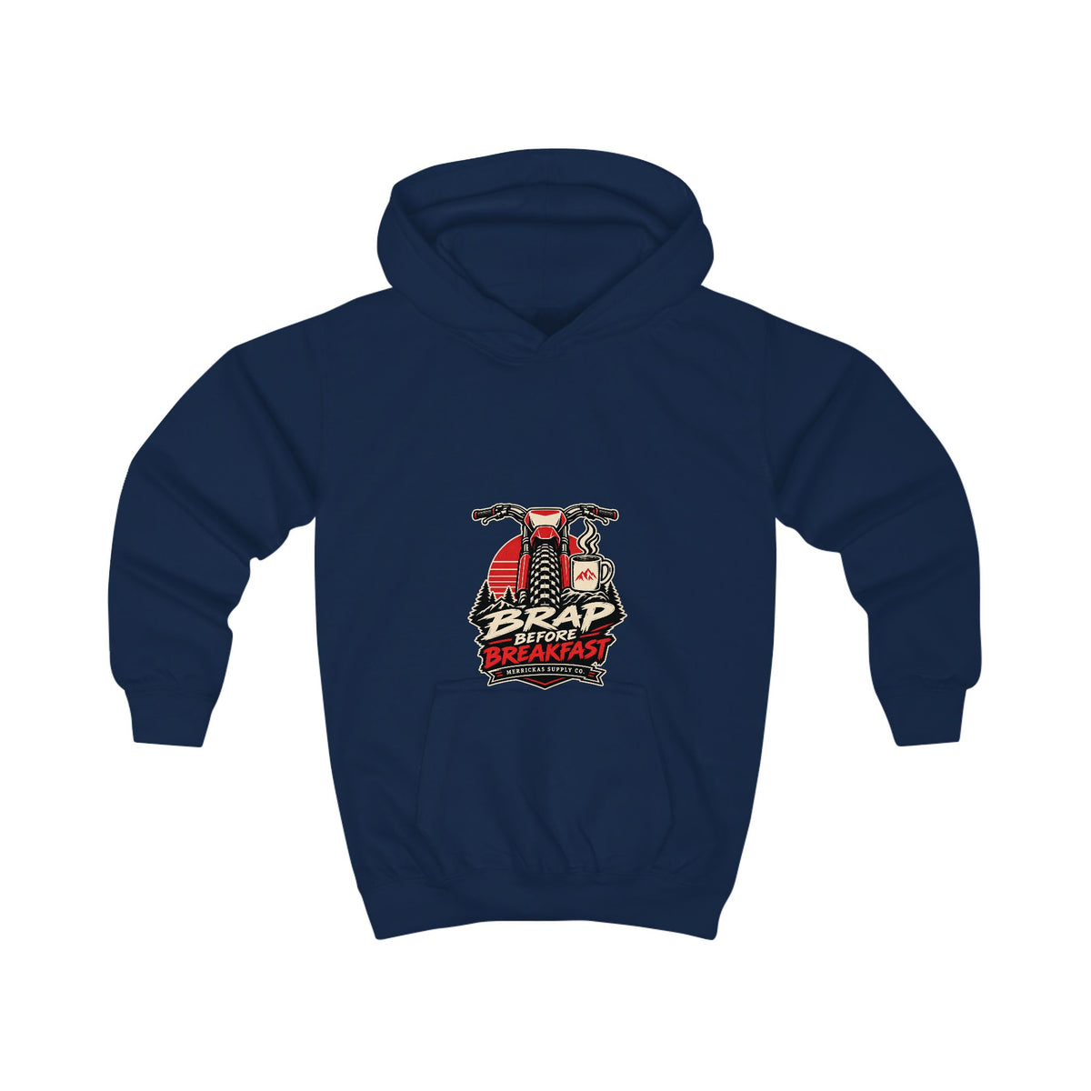 Brap Before Breakfast Kids' Hoodie