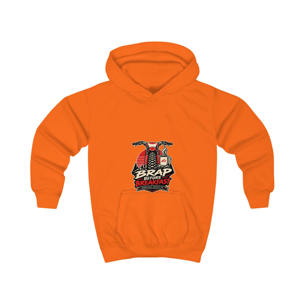 Brap Before Breakfast Kids' Hoodie