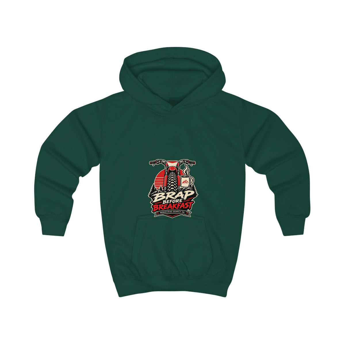 Brap Before Breakfast Kids' Hoodie