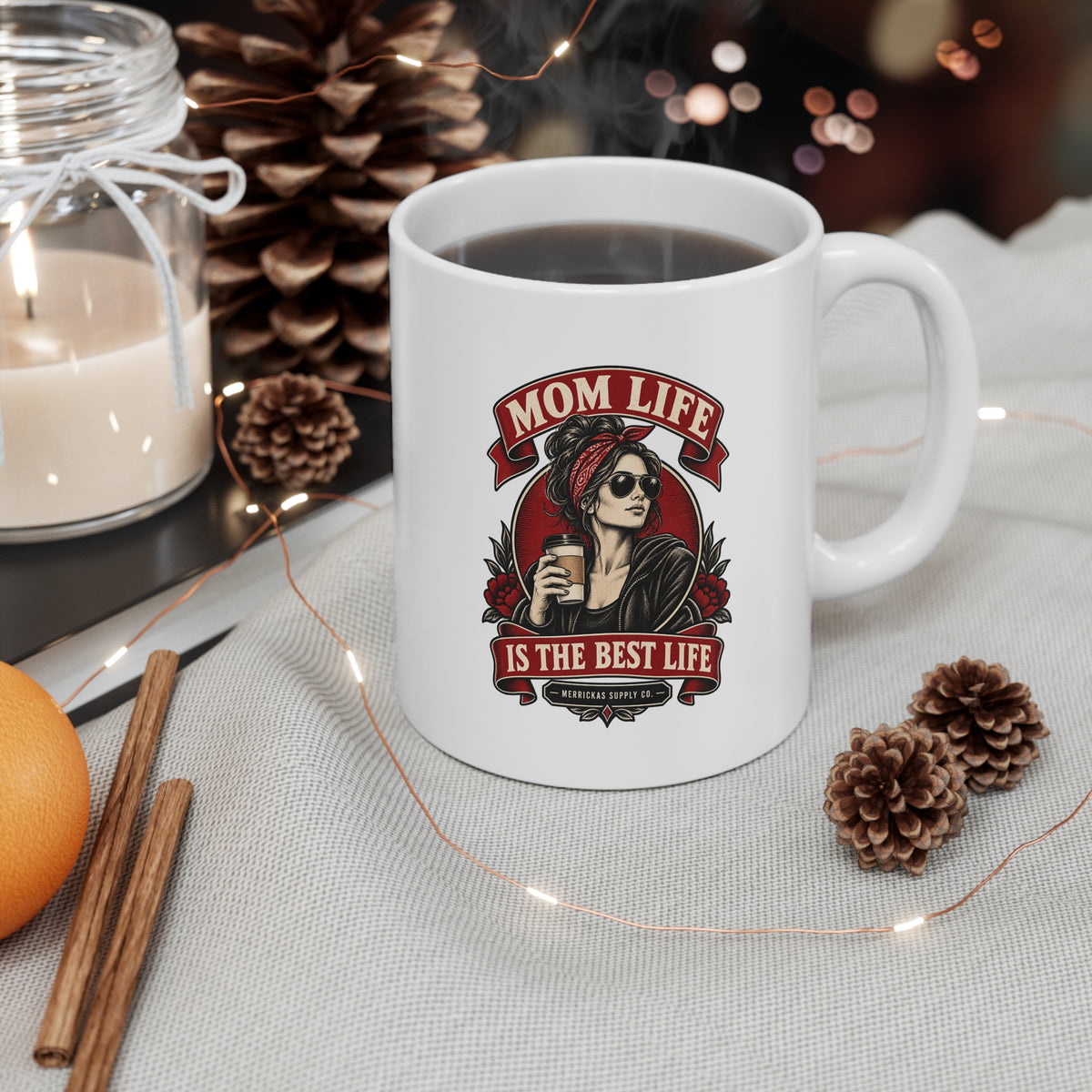 Mom Life Is The Best Life Coffee Mug 11oz
