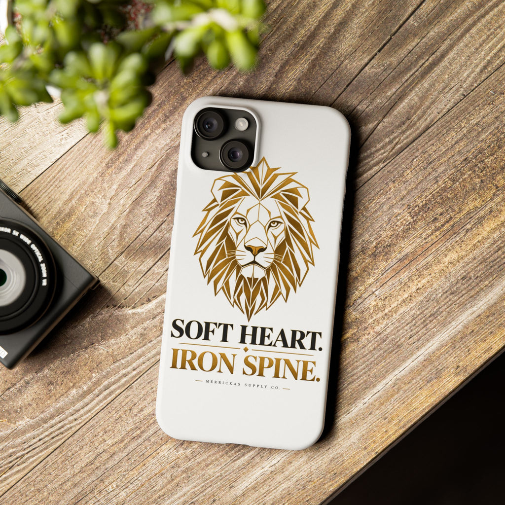 Soft Heart Iron Spine Phone Case