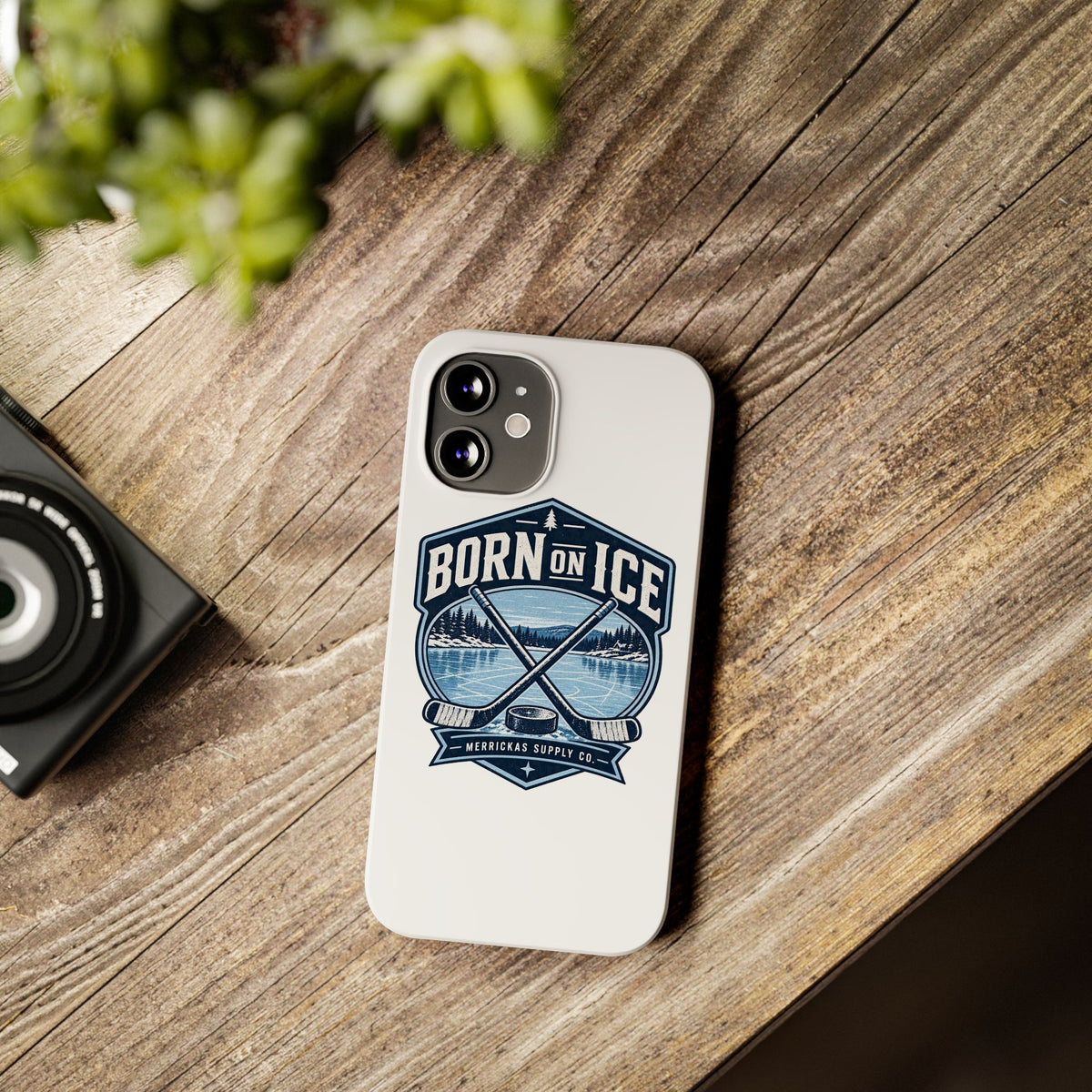 Born On Ice Phone Case