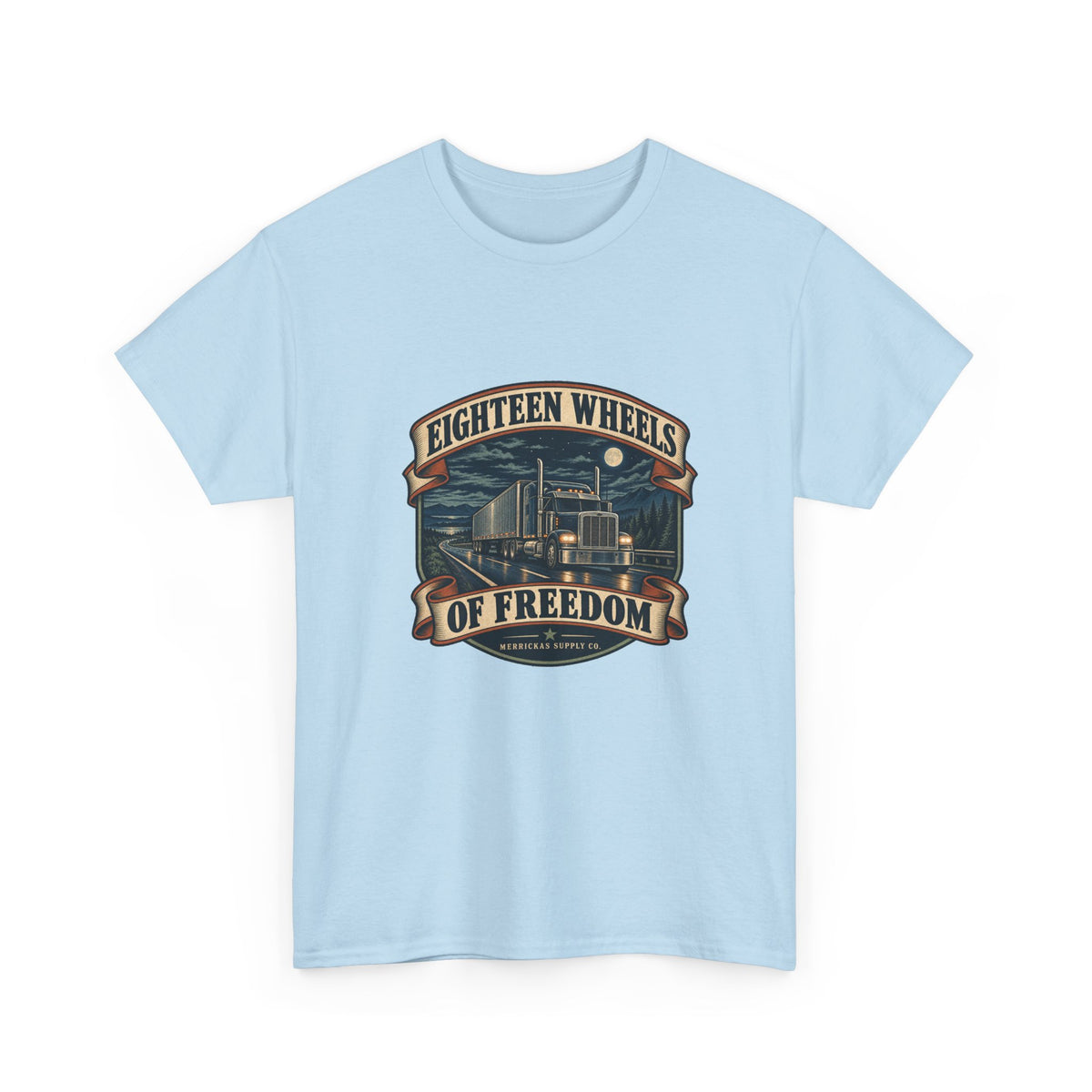 Eighteen Wheels Of Freedom Classic Tee