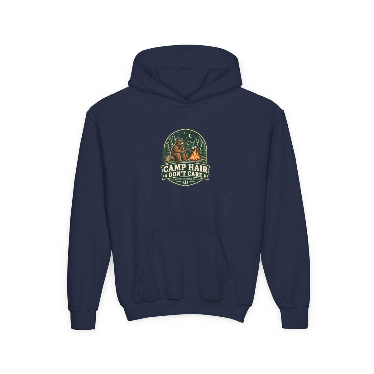 Camp Hair Don't Care Youth Hoodie