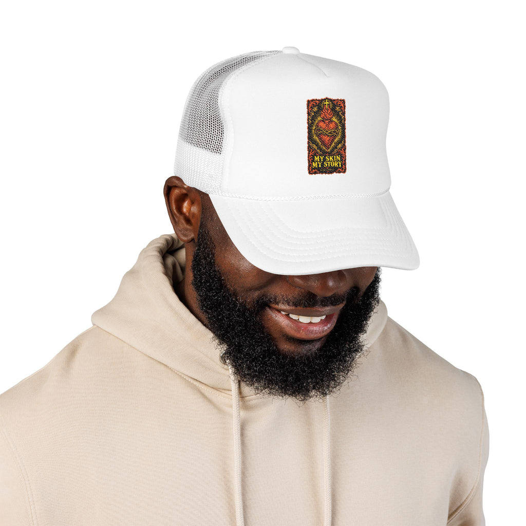 My Skin My Story Foam Trucker Hat