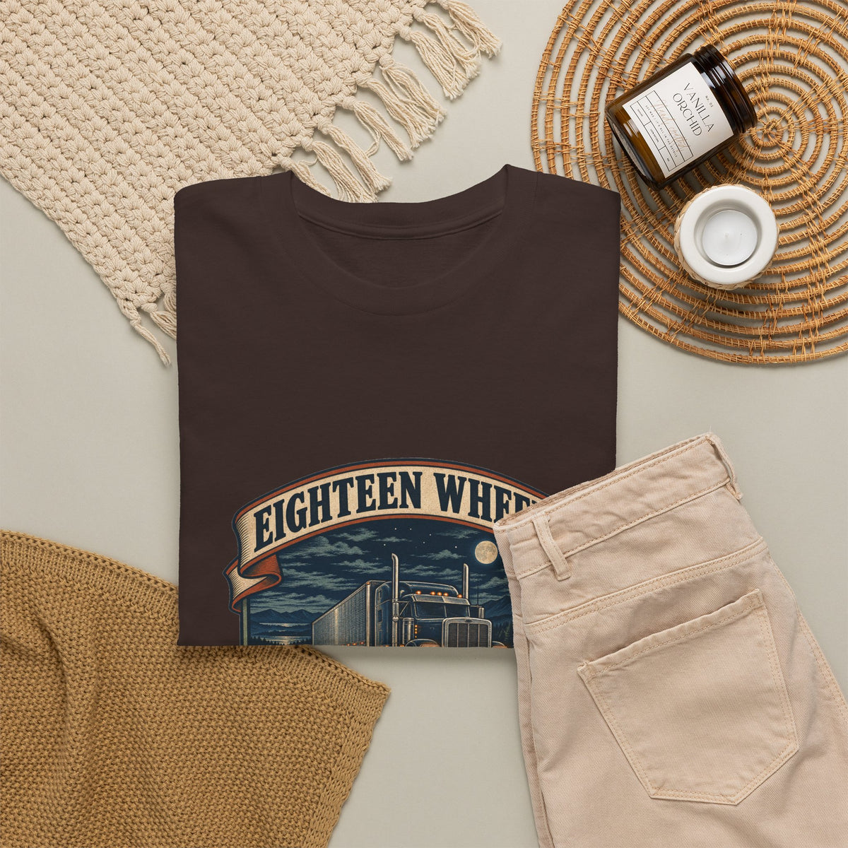 Eighteen Wheels Of Freedom Classic Tee