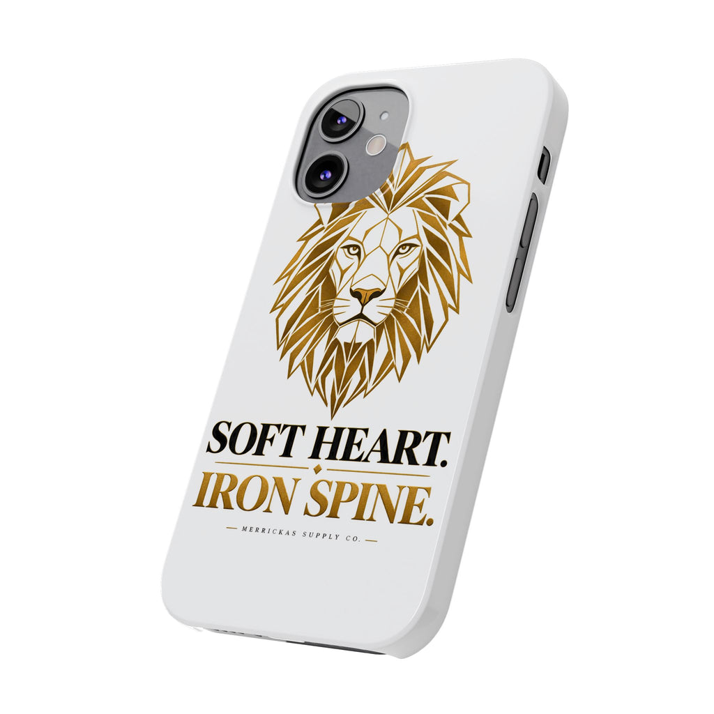 Soft Heart Iron Spine Phone Case