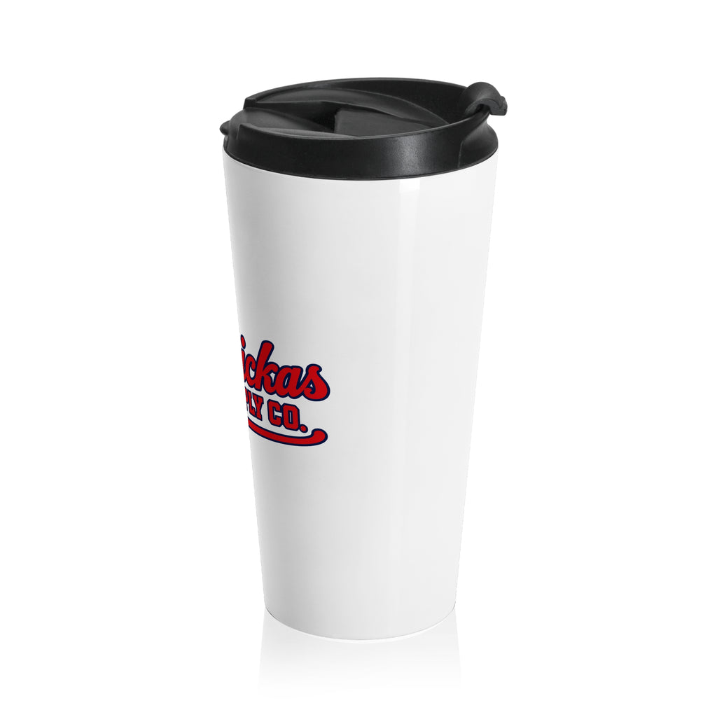Merrickas Classic Script Travel Mug