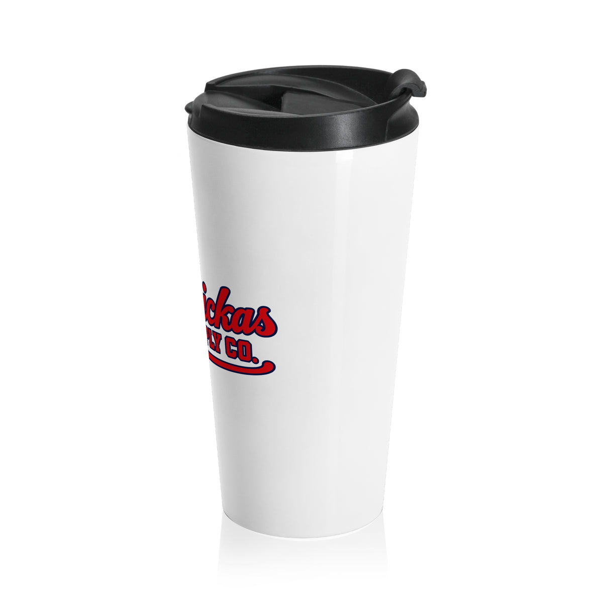 Merrickas Classic Script Travel Mug