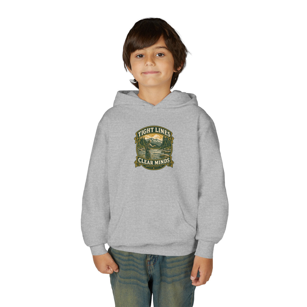 Tight Lines Clear Minds Youth Hoodie