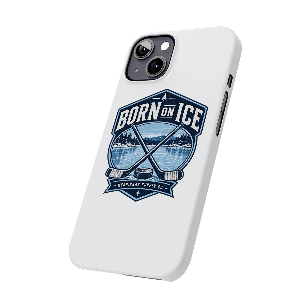 Born On Ice Phone Case