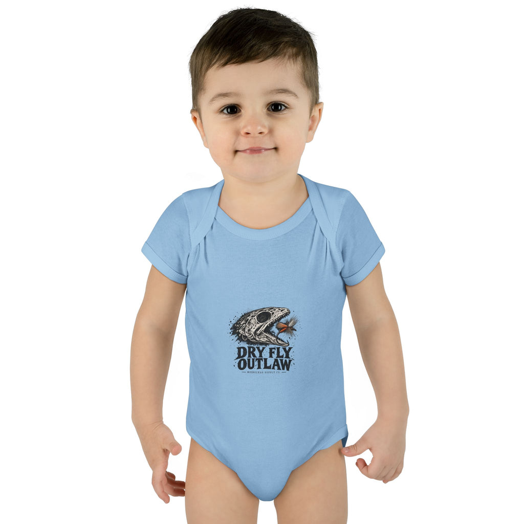 Dry Fly Outlaw Baby Onesie