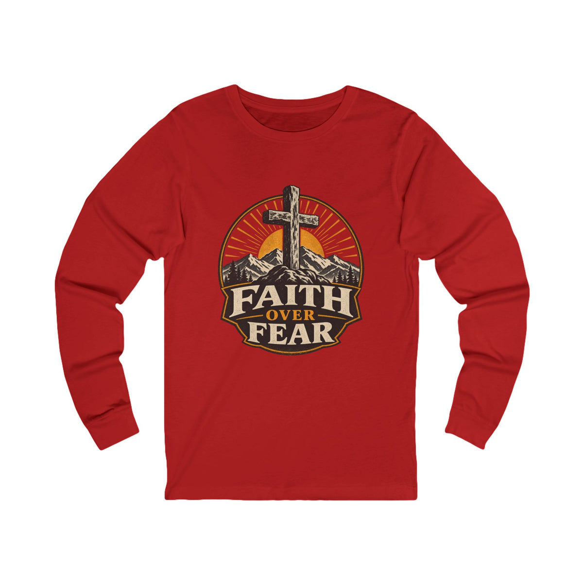 Faith Over Fear Long Sleeve Tee