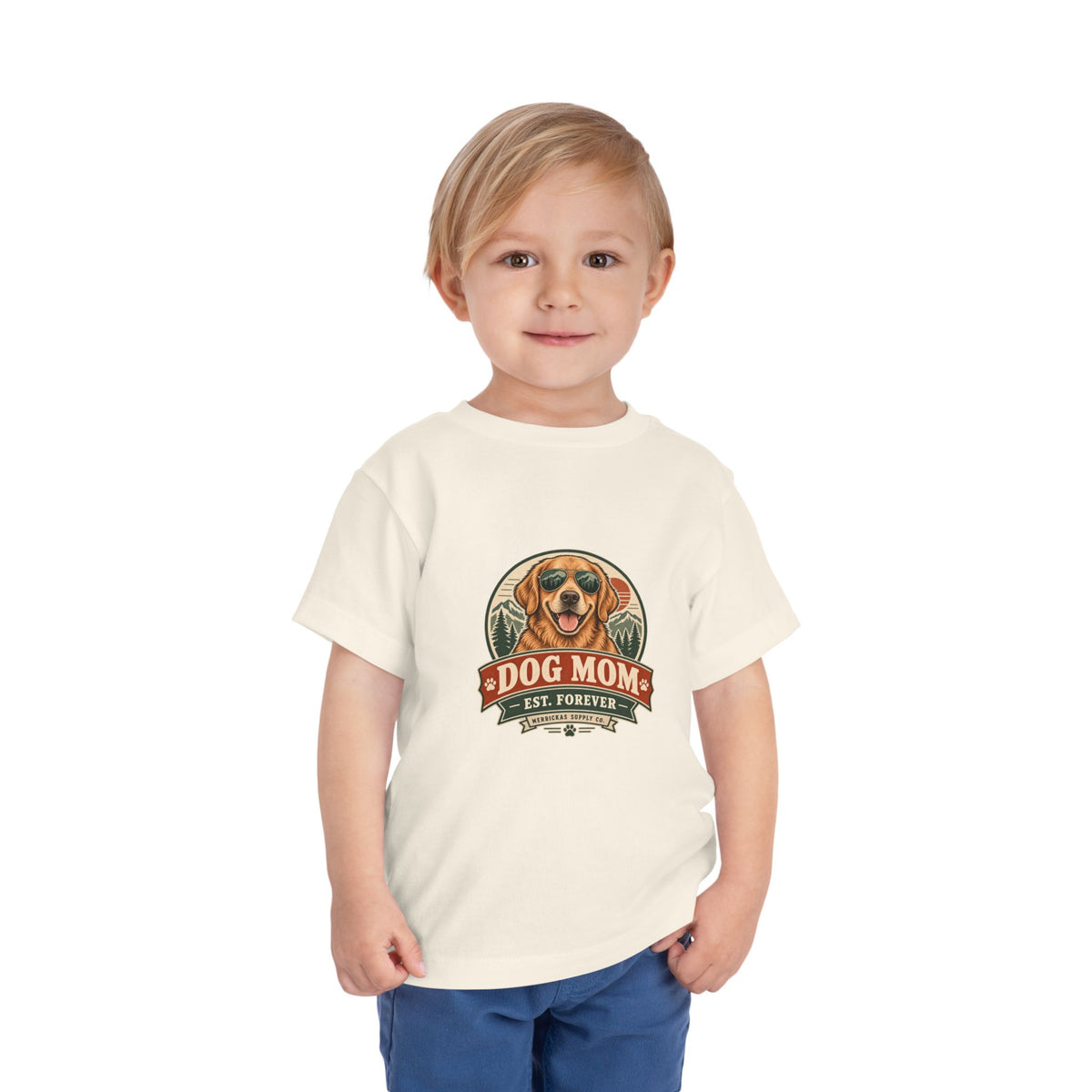 Dog Mom Est. Forever Toddler Tee