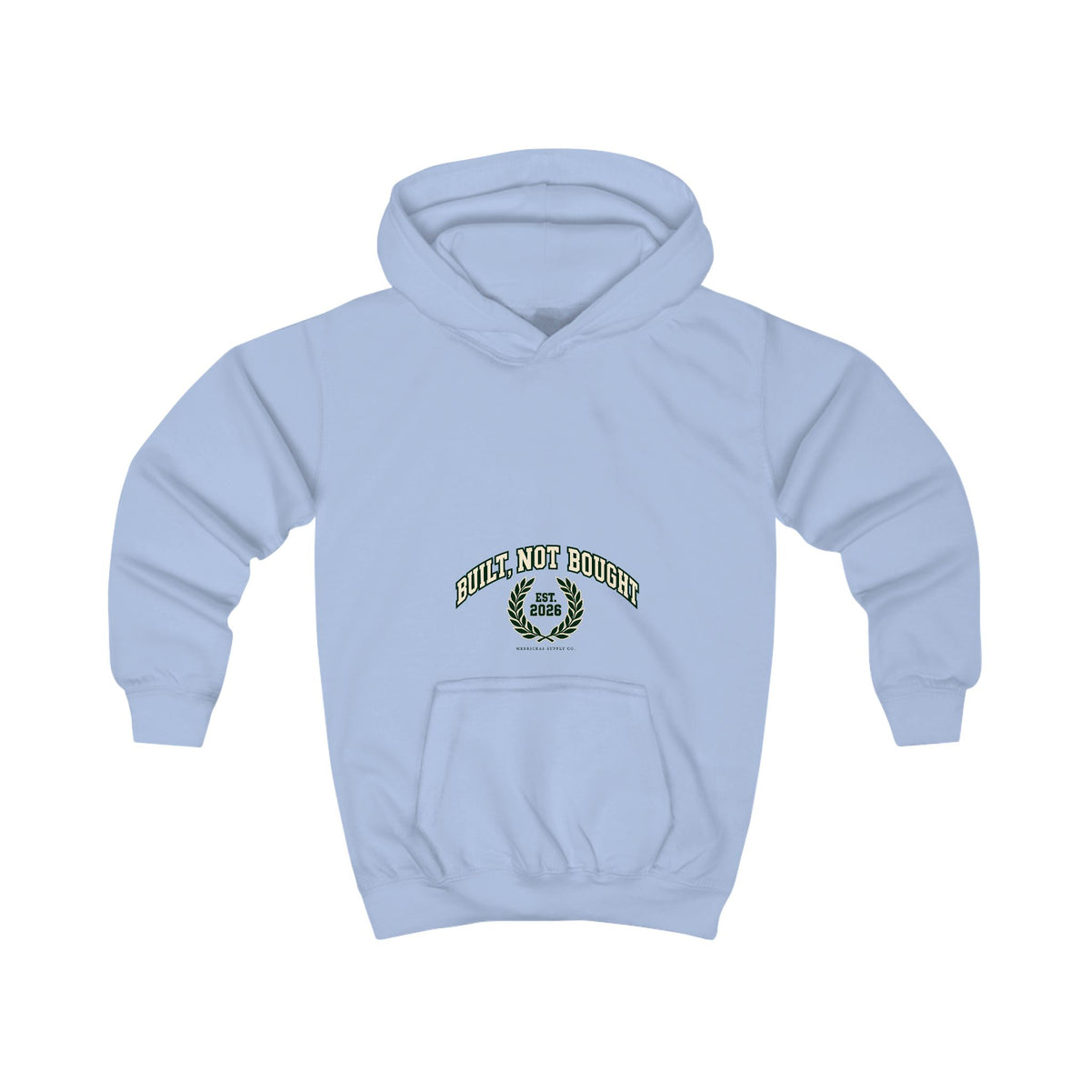 Built Not Bought Kids' Hoodie