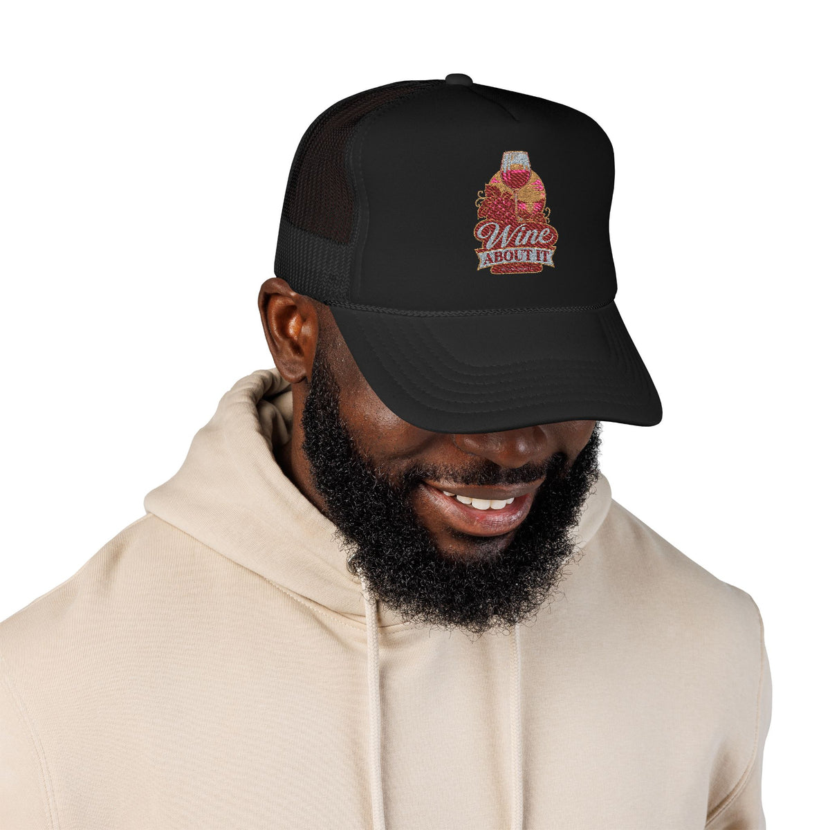 Wine About It Foam Trucker Hat