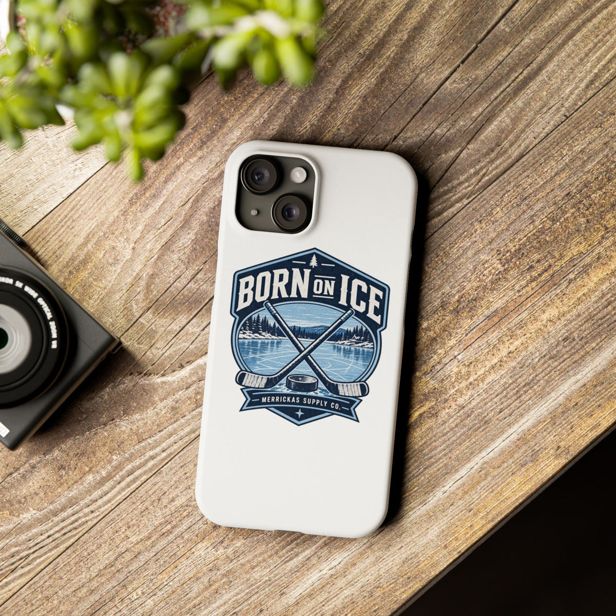 Born On Ice Phone Case