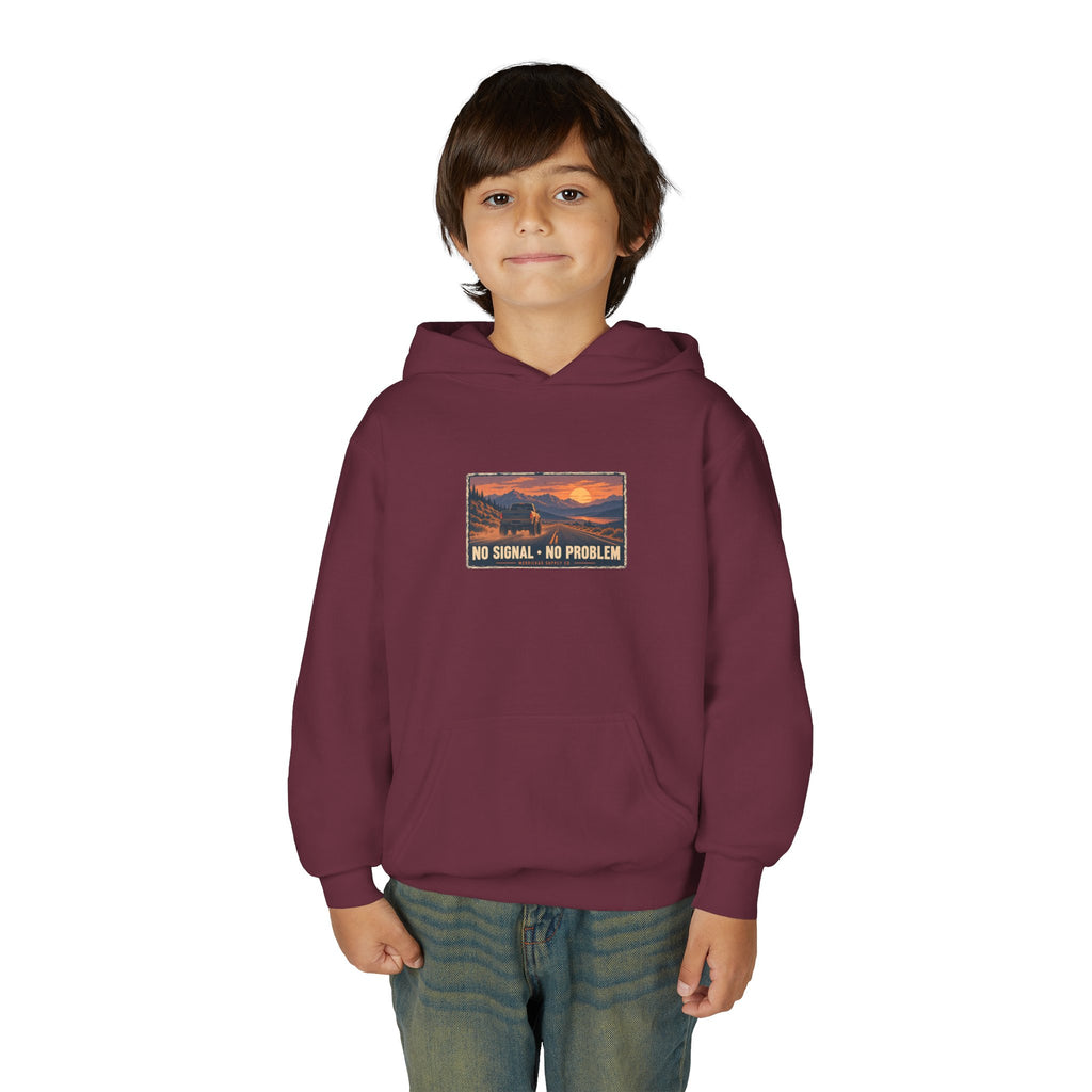 No Signal No Problem Youth Hoodie