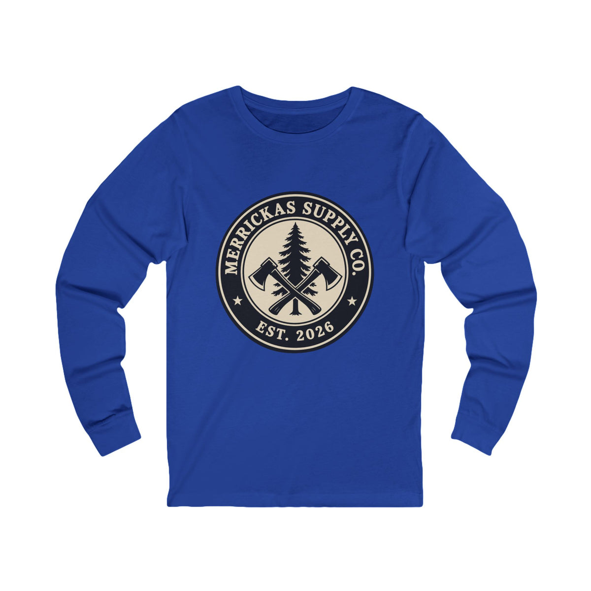 Merrickas Heritage Axe Badge Long Sleeve Tee
