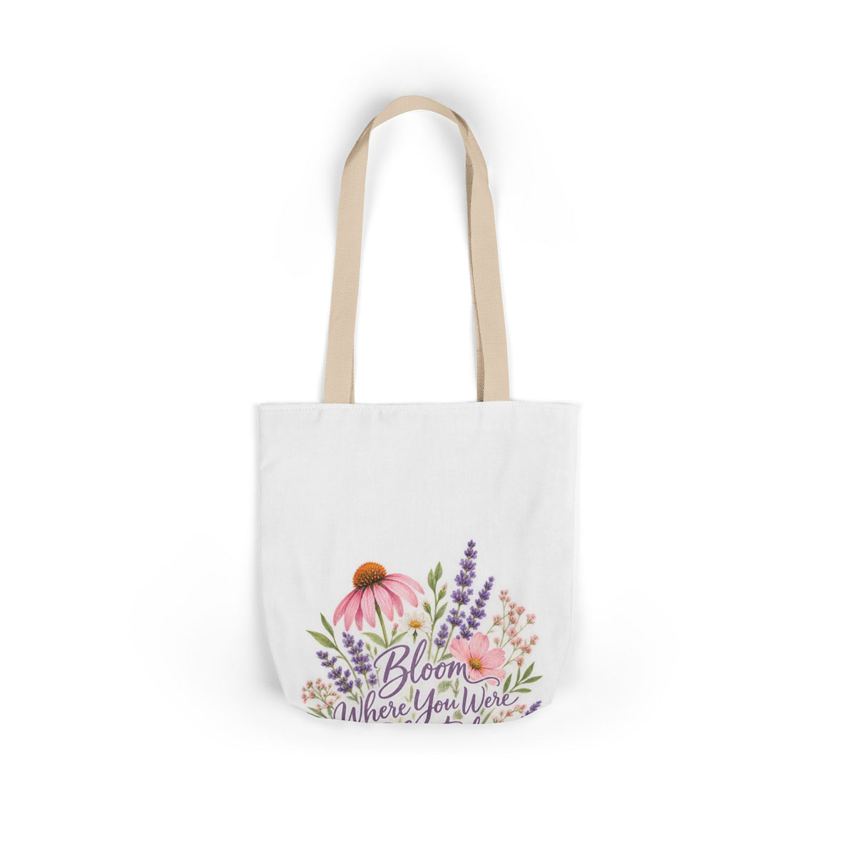 Bloom Where You Were Planted Anyway Canvas Wall Art