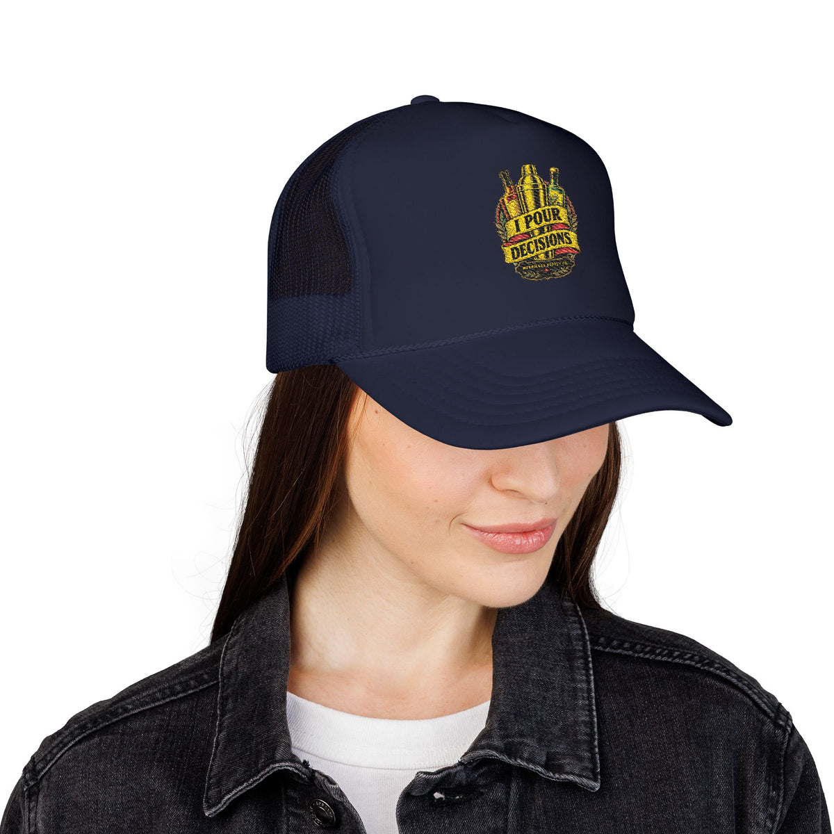 I Pour Decisions Foam Trucker Hat
