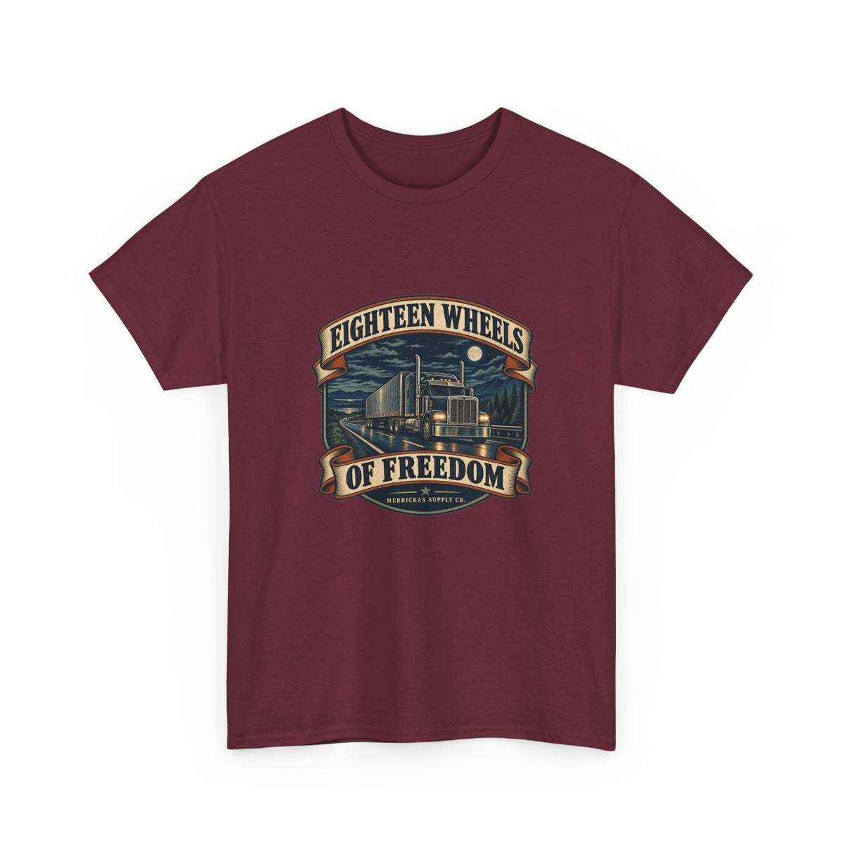 Eighteen Wheels Of Freedom Classic Tee