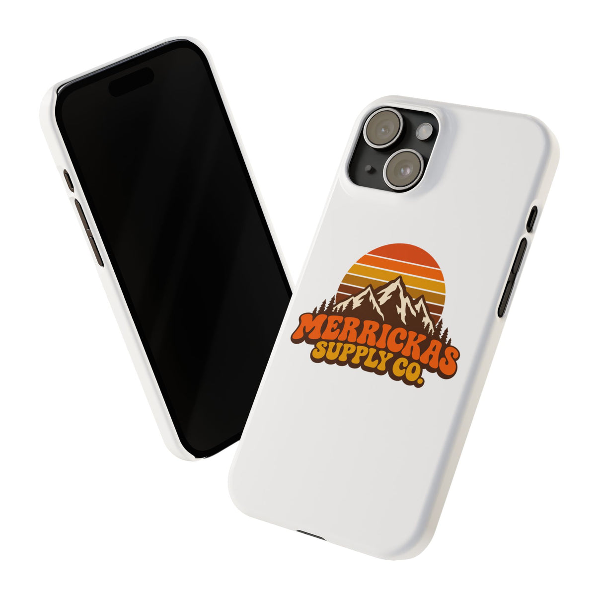 Merrickas Retro Sunset Mountain Phone Case