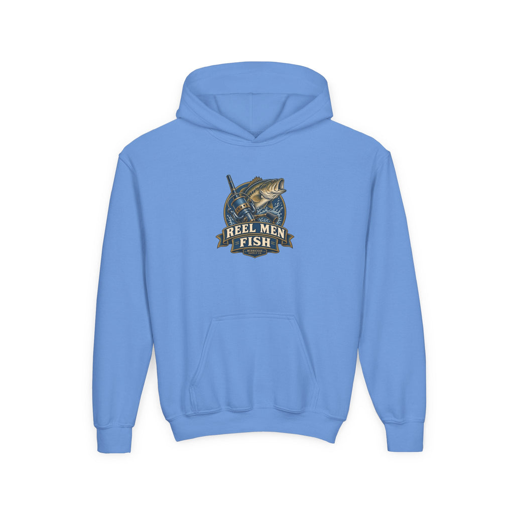 Reel Men Fish Youth Hoodie