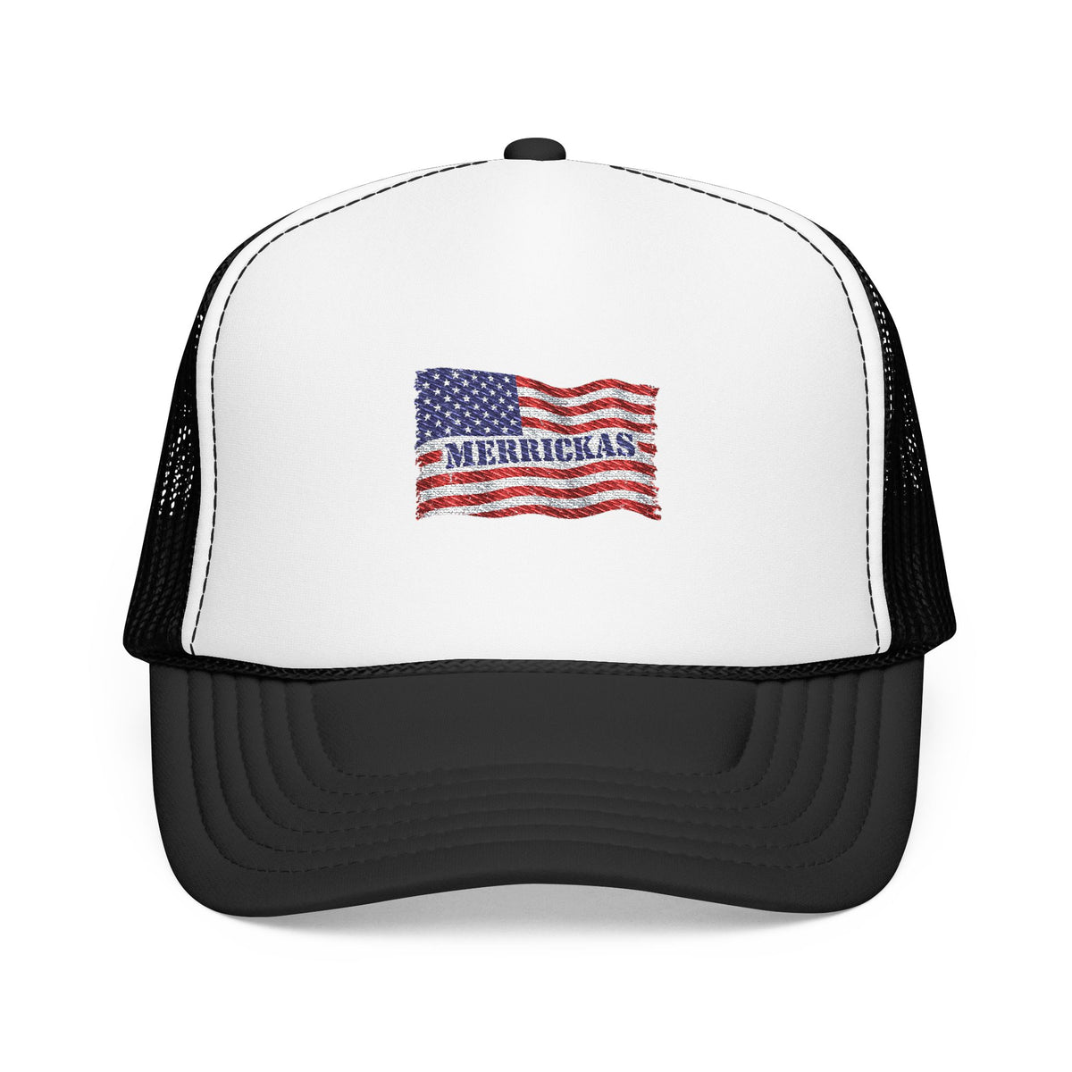 Merrickas Flag Foam Trucker Hat