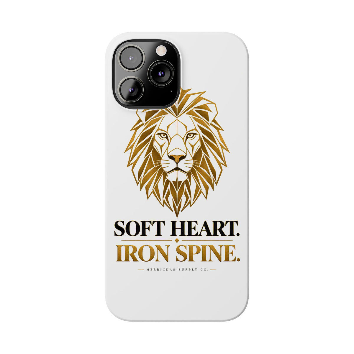Soft Heart Iron Spine Phone Case