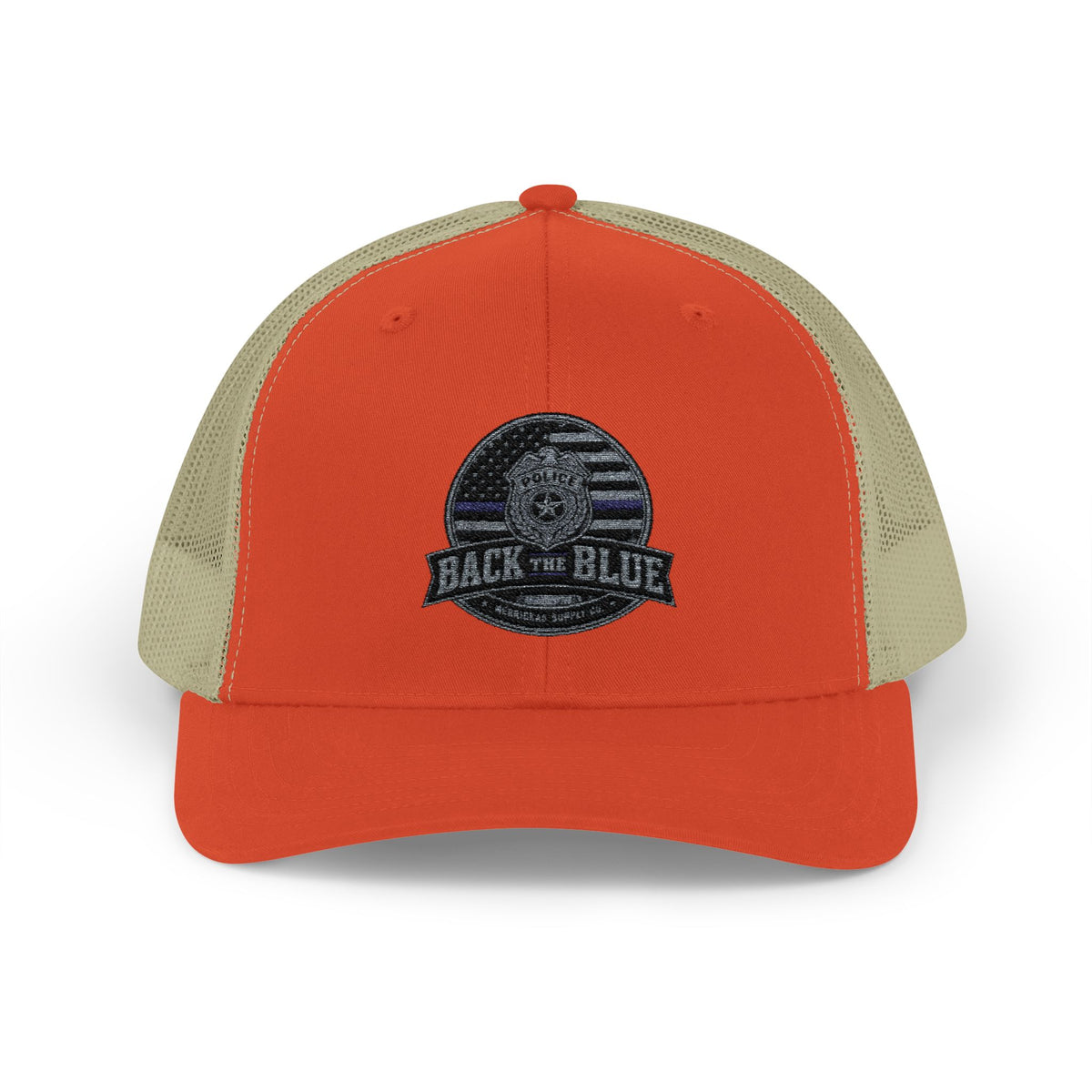 Back The Blue Snapback Trucker Hat