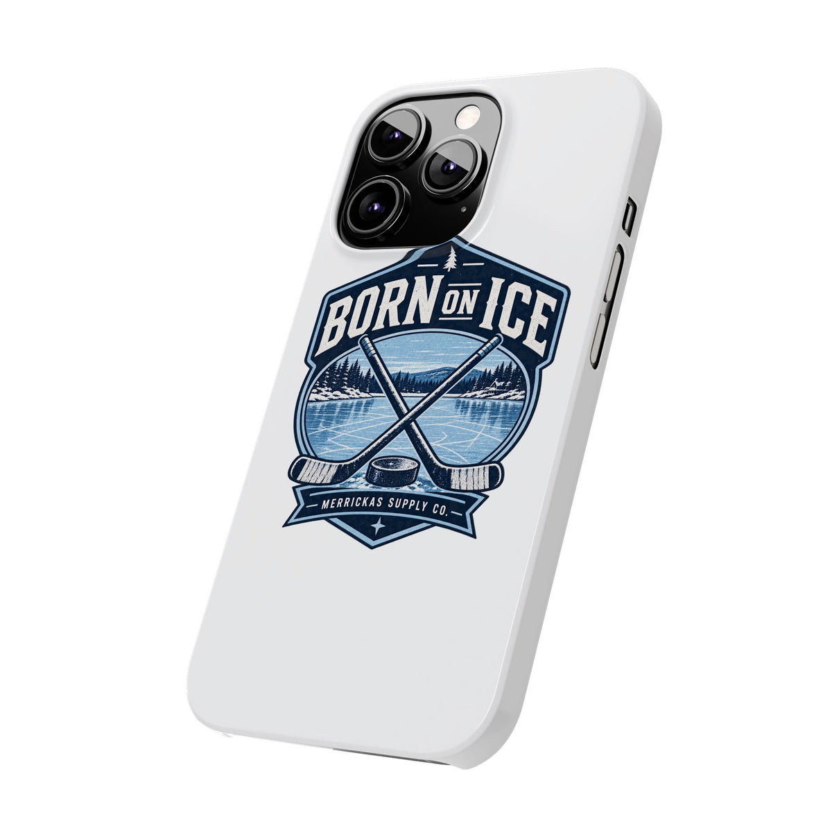 Born On Ice Phone Case