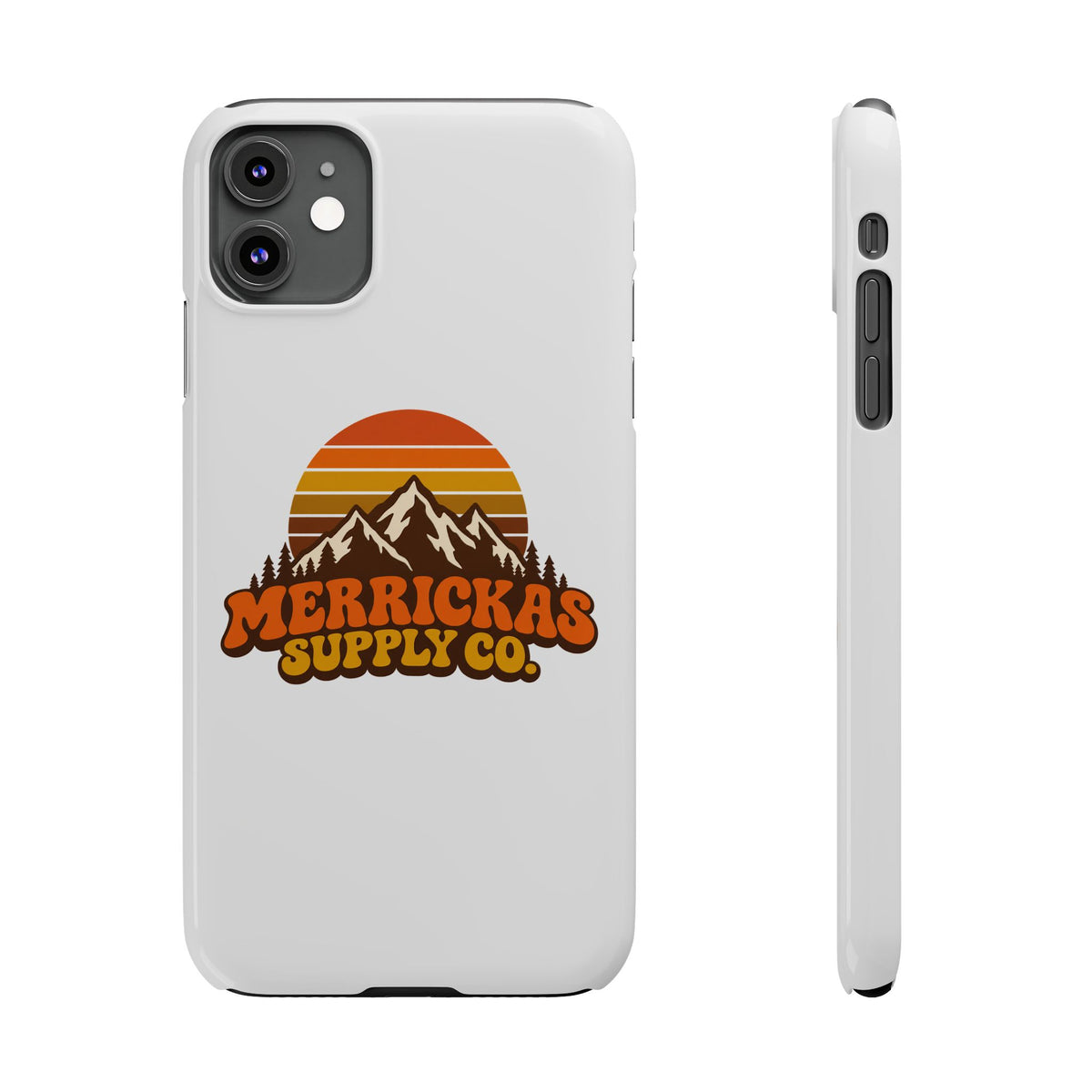 Merrickas Retro Sunset Mountain Phone Case