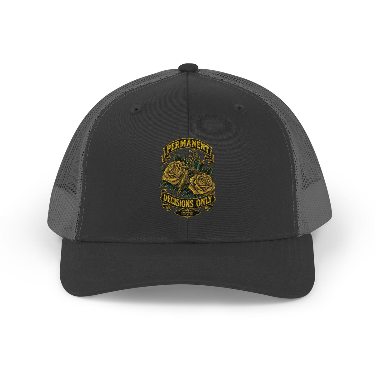 Permanent Decisions Only Snapback Trucker Cap