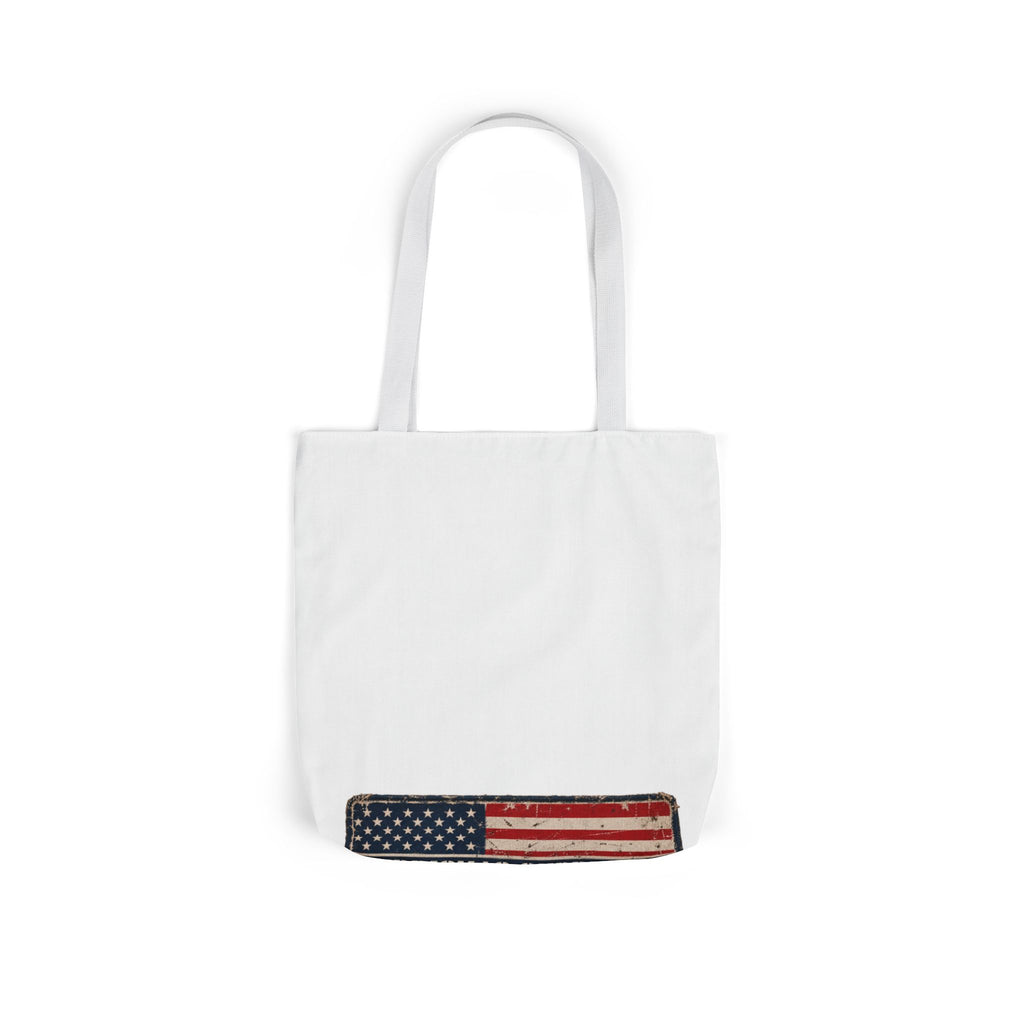 Merrickas American Flag Patch Canvas Wall Art