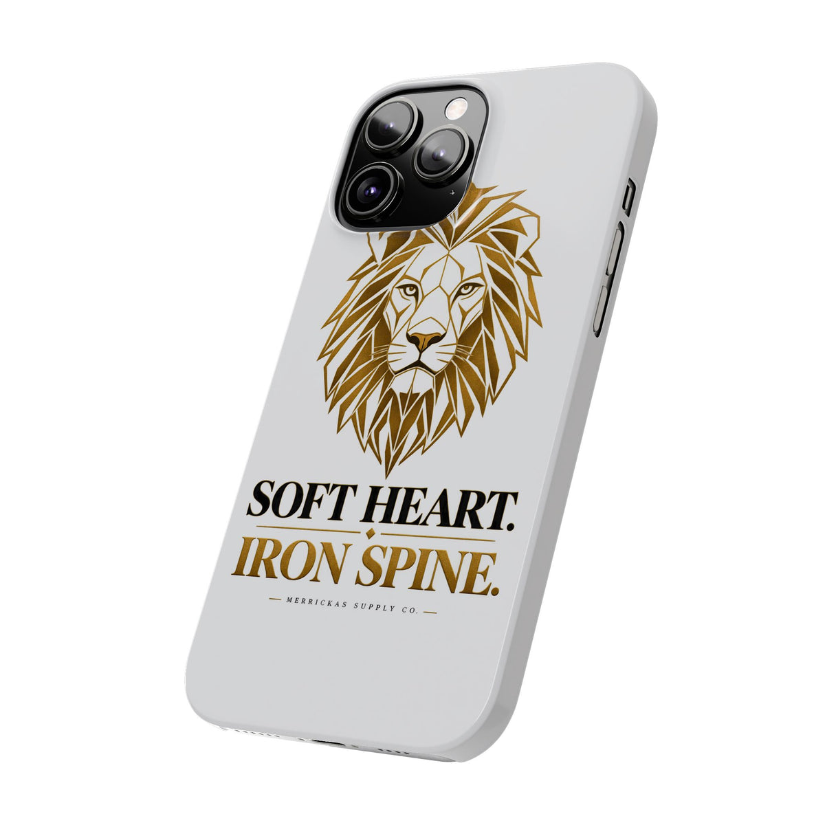 Soft Heart Iron Spine Phone Case