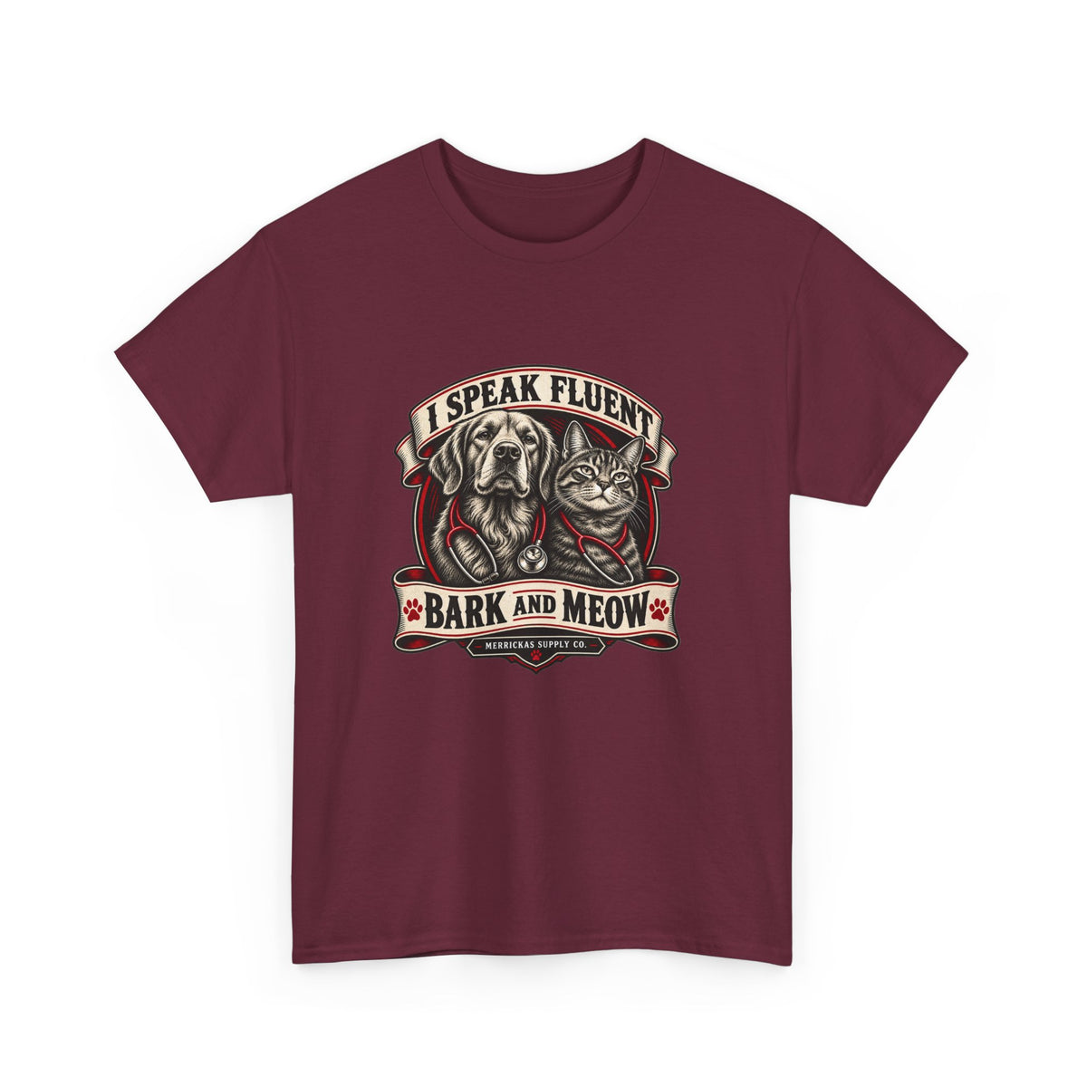 I Speak Fluent Bark And Meow Classic Tee