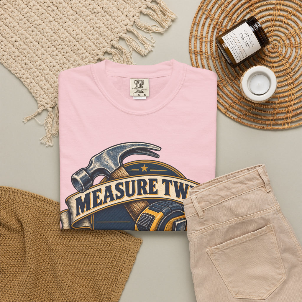 Measure Twice Cuss Once Garment-Dyed Tee