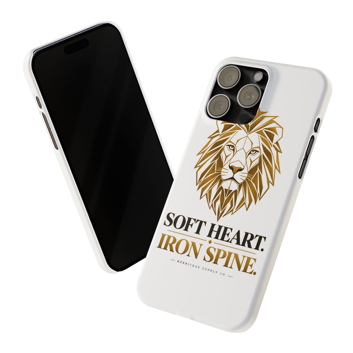 Soft Heart Iron Spine Phone Case