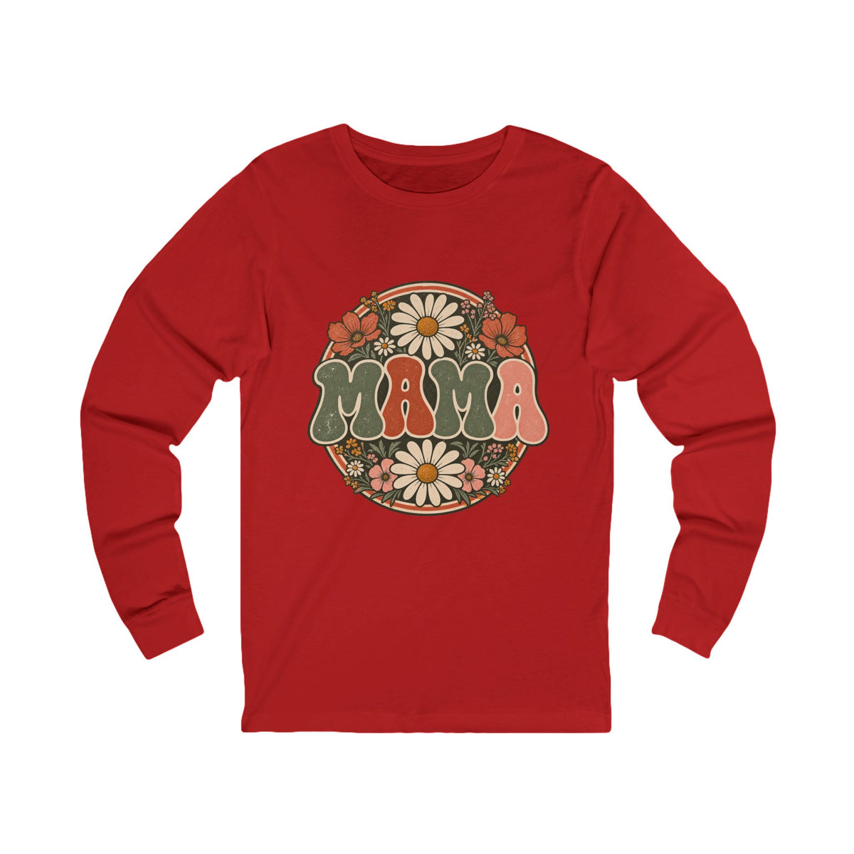 Mama Wildflower Long Sleeve Tee