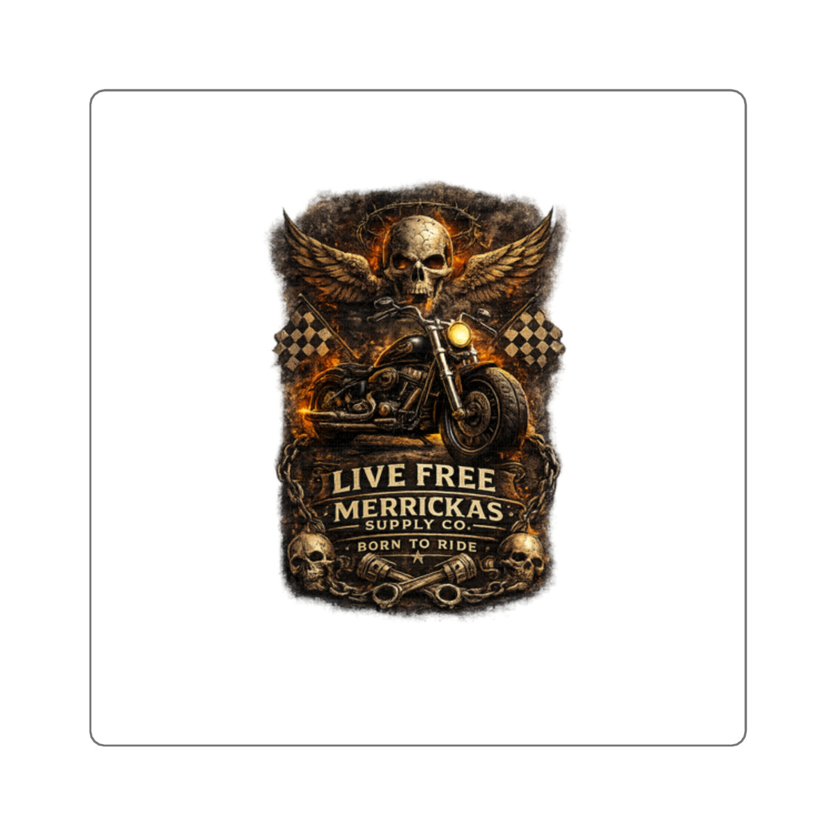 Two-Wheel Legacy 03 Sticker | Merrickas Supply CO