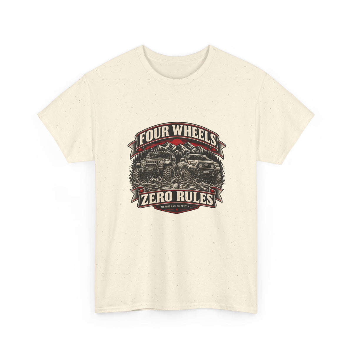 Four Wheels Zero Rules Classic Tee